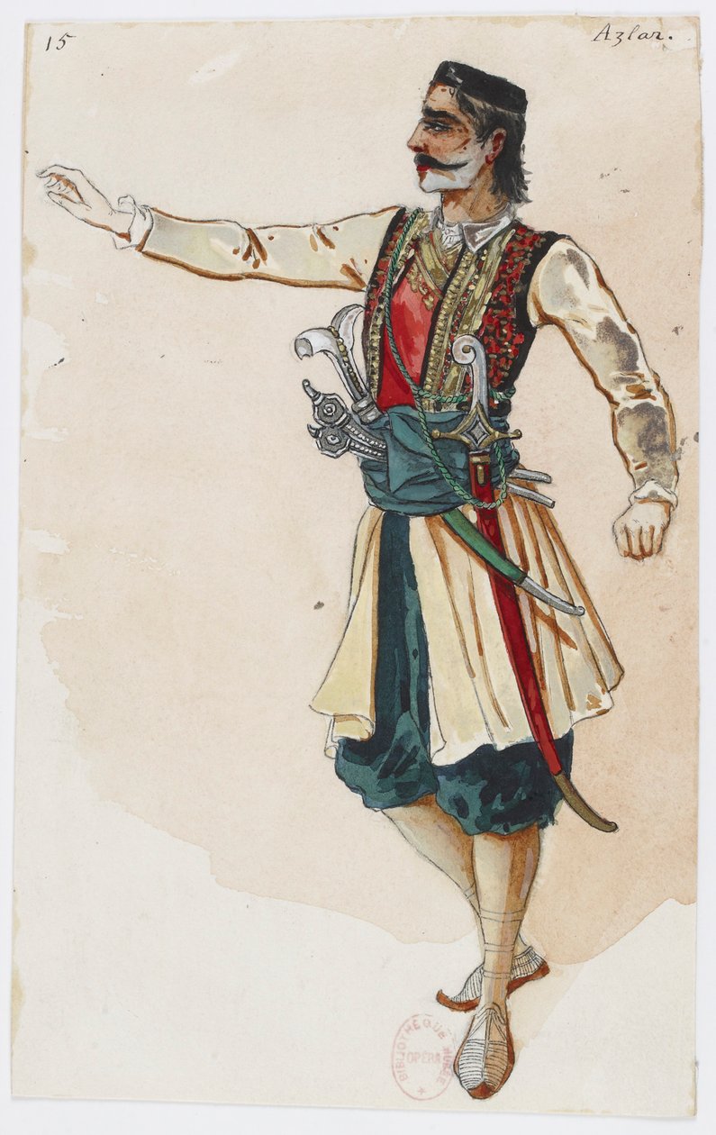 Holmès - A fekete hegy - Charles Bianchini jelmeztervei - 15. Azlar alkotó: Charles Bianchini