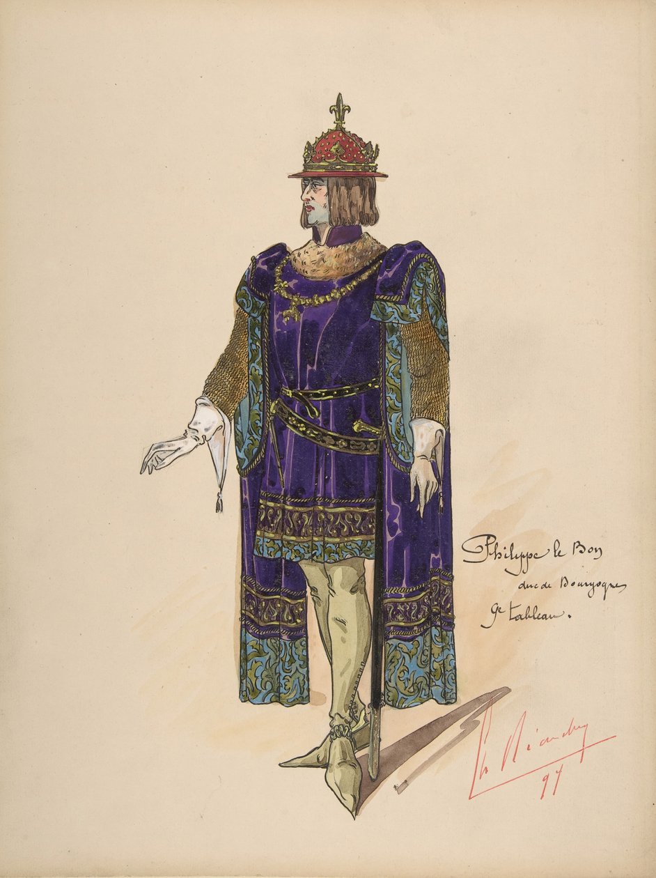 Jó Fülöp, Burgundia hercege, a párizsi opera Jeanne d