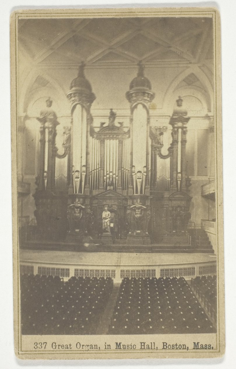 337 Nagy orgona, Music Hall, Boston, Massachusetts, USA alkotó: Charles Bierstadt