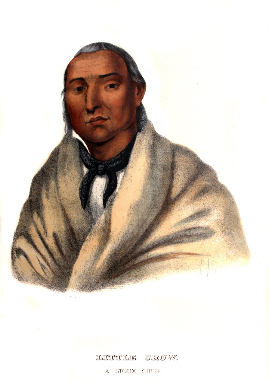 Kis Varjú, sziú főnök alkotó: Charles Bird King