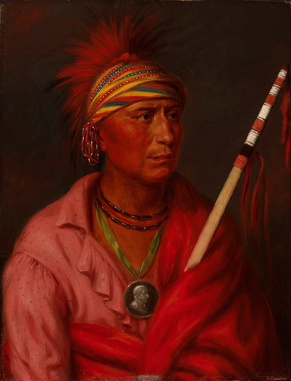 A Hair R.T. Nanche 1837-ben született. alkotó: Charles Bird King