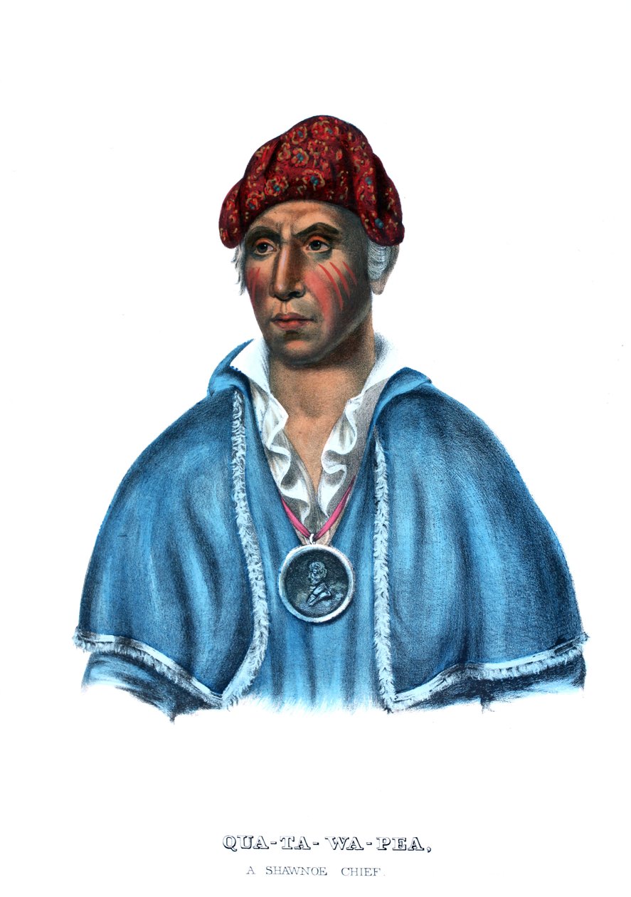 Quatawapea, vagy Lewis ezredes alkotó: Charles Bird King