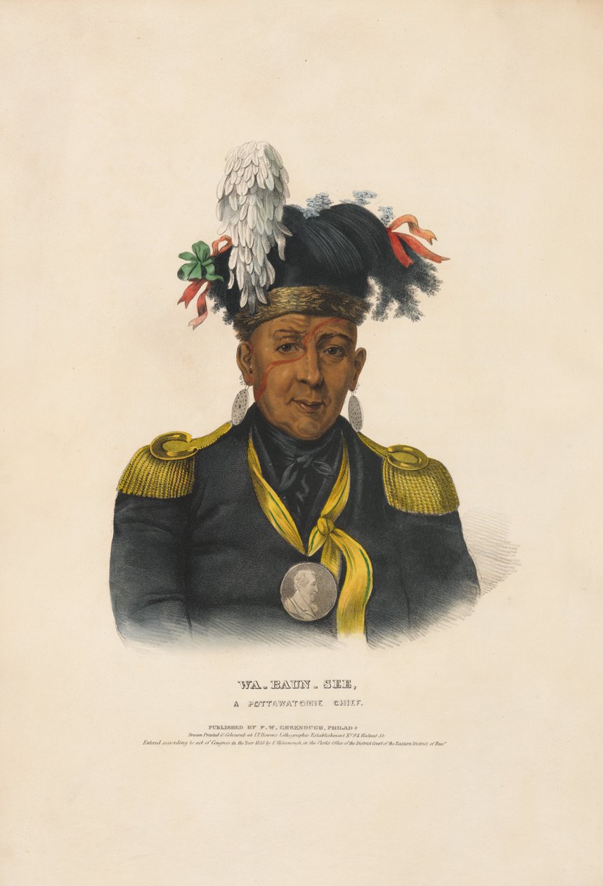 Wa-baun-see – egy pottawatomie törzsfőnök alkotó: Charles Bird King