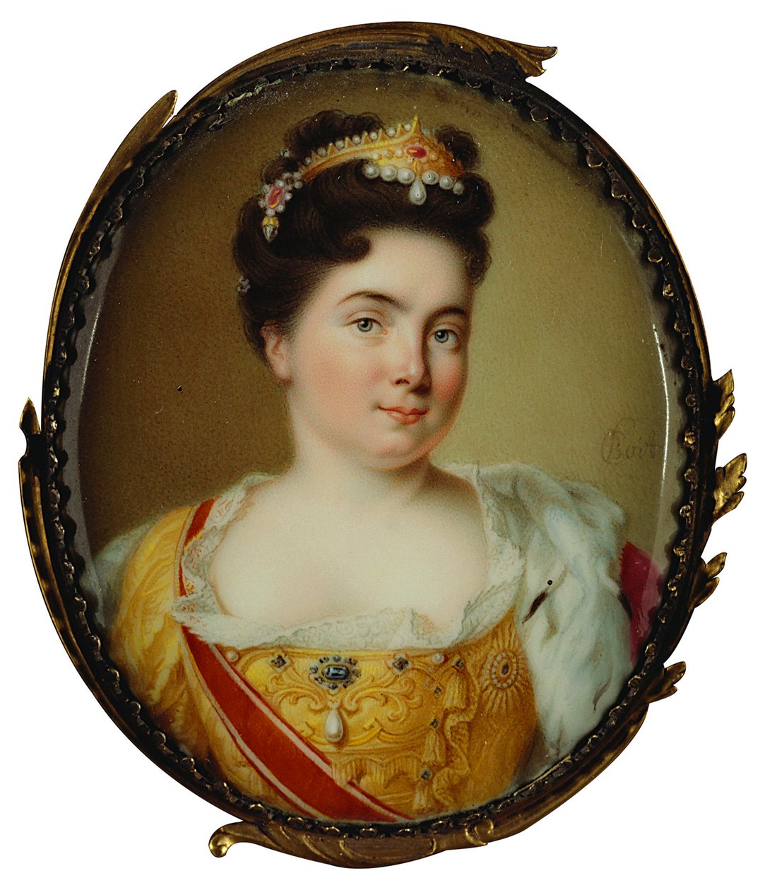 I. Katalin császárné portréja 1684-1727, 1717. alkotó: Charles Boit