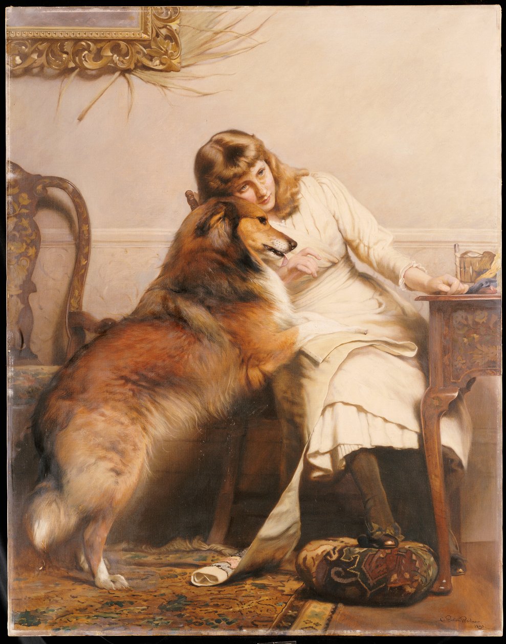 Kedveseim, 1890 alkotó: Charles Burton Barber