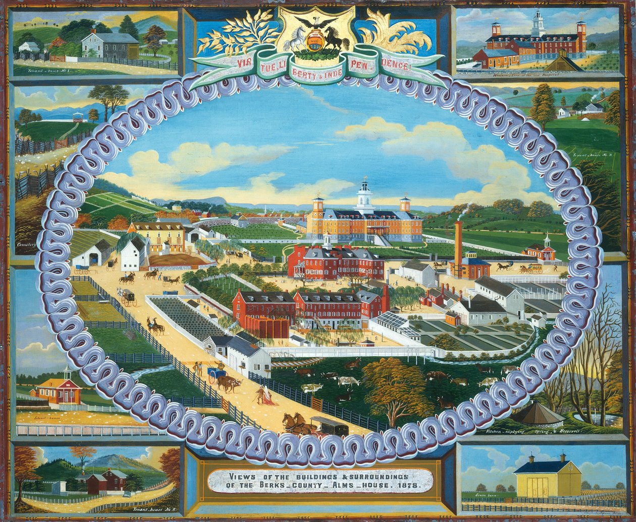 Berks County Almshouse, 1878, 1878. alkotó: Charles C. Hofmann
