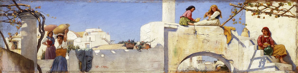 Jelenet Capriban, alkotó: Charles Caryl Coleman