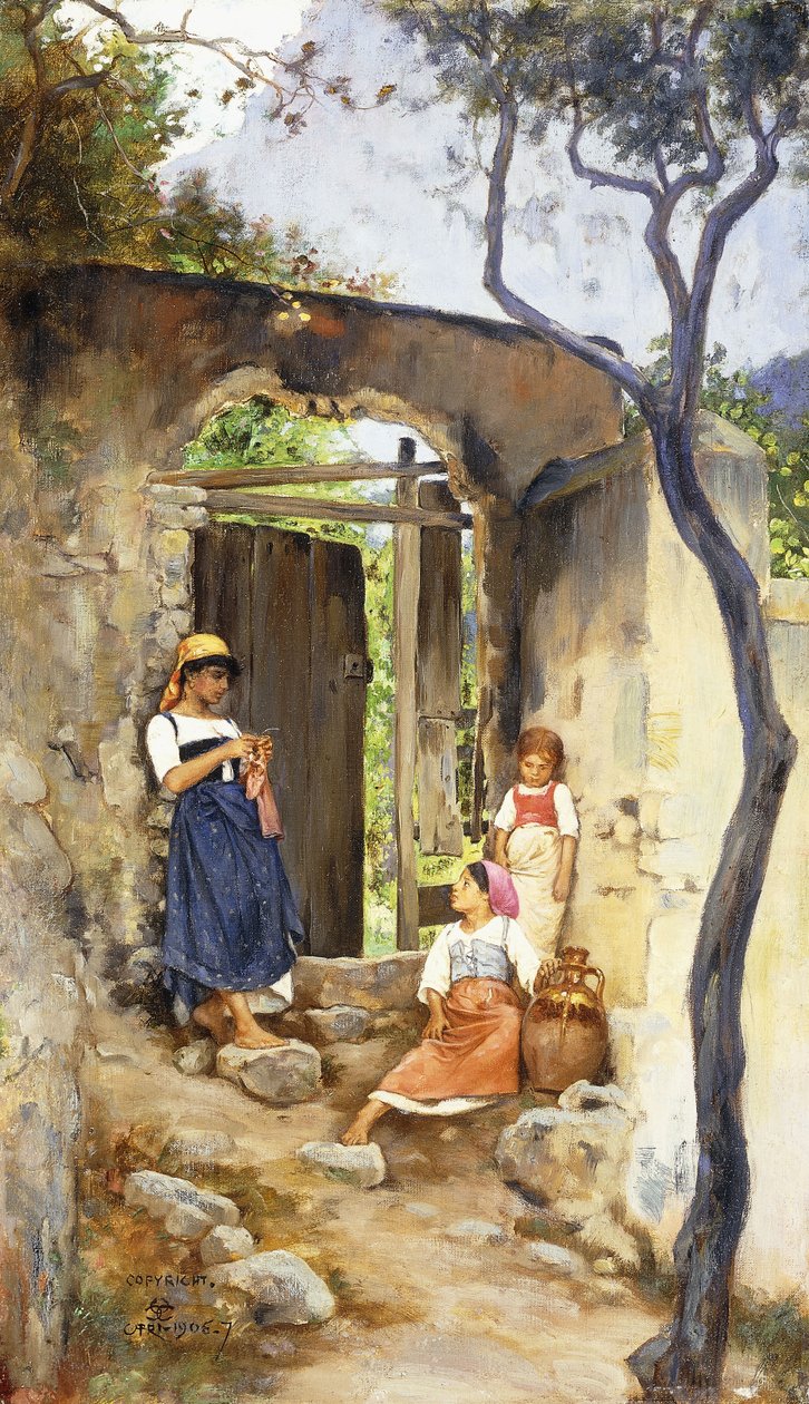 A kertajtó, 1906-1907 alkotó: Charles Caryl Coleman