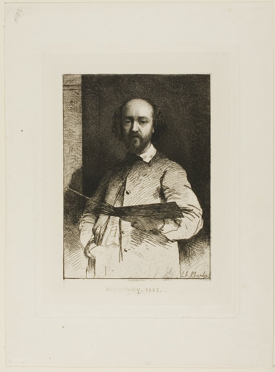 Daubigny portréja alkotó: Charles Chaplin