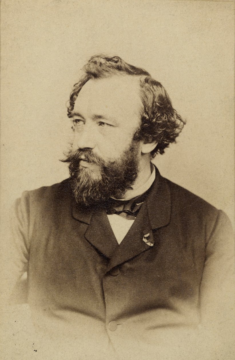 Adolphe Sax portréja 1814-1894, 1860 körül. alkotó: Charles Clarkington