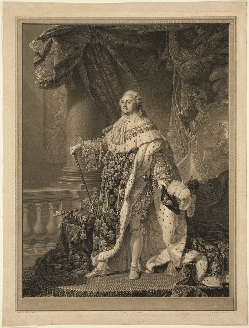 Lajos XVI alkotó: Charles Clément Bervic