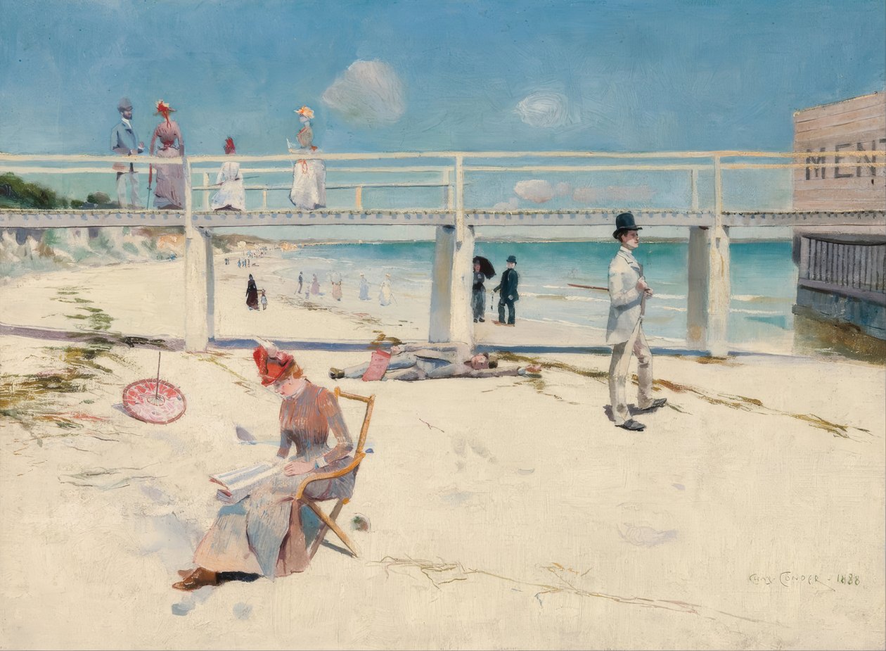 Nyaralás Mentone-ban alkotó: Charles Edward Conder