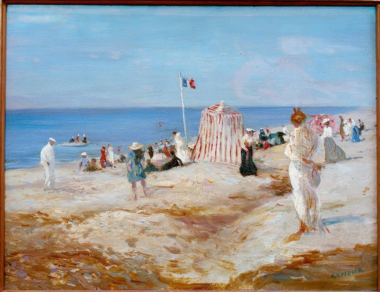 Beach Scene Dieppe alkotó: Charles Edward Conder