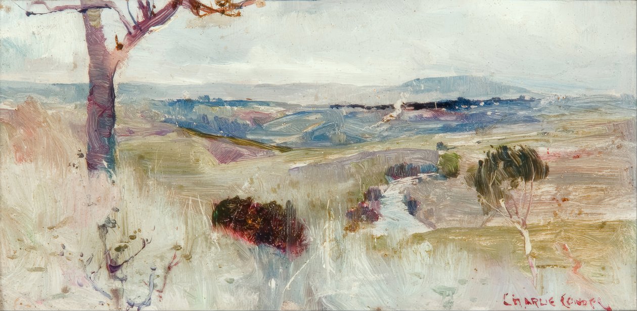 Dandenongs Heidelbergből alkotó: Charles Edward Conder