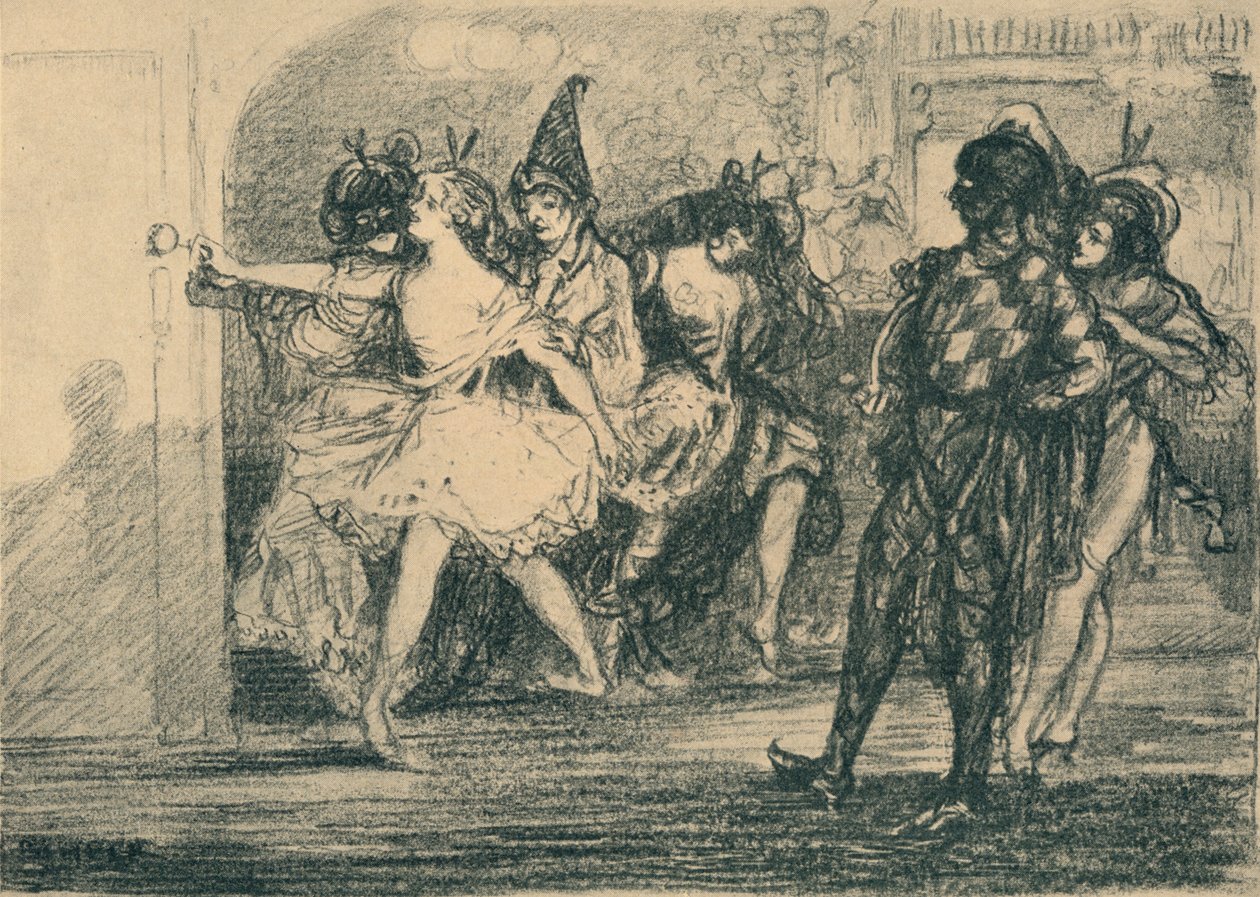 Bejárat a helyszínre, c1904, 1935. alkotó: Charles Edward Conder