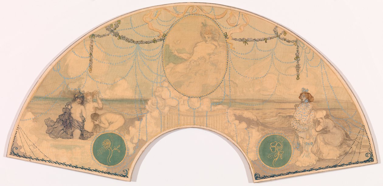 Fantasy - tenger és figurák alkotó: Charles Edward Conder