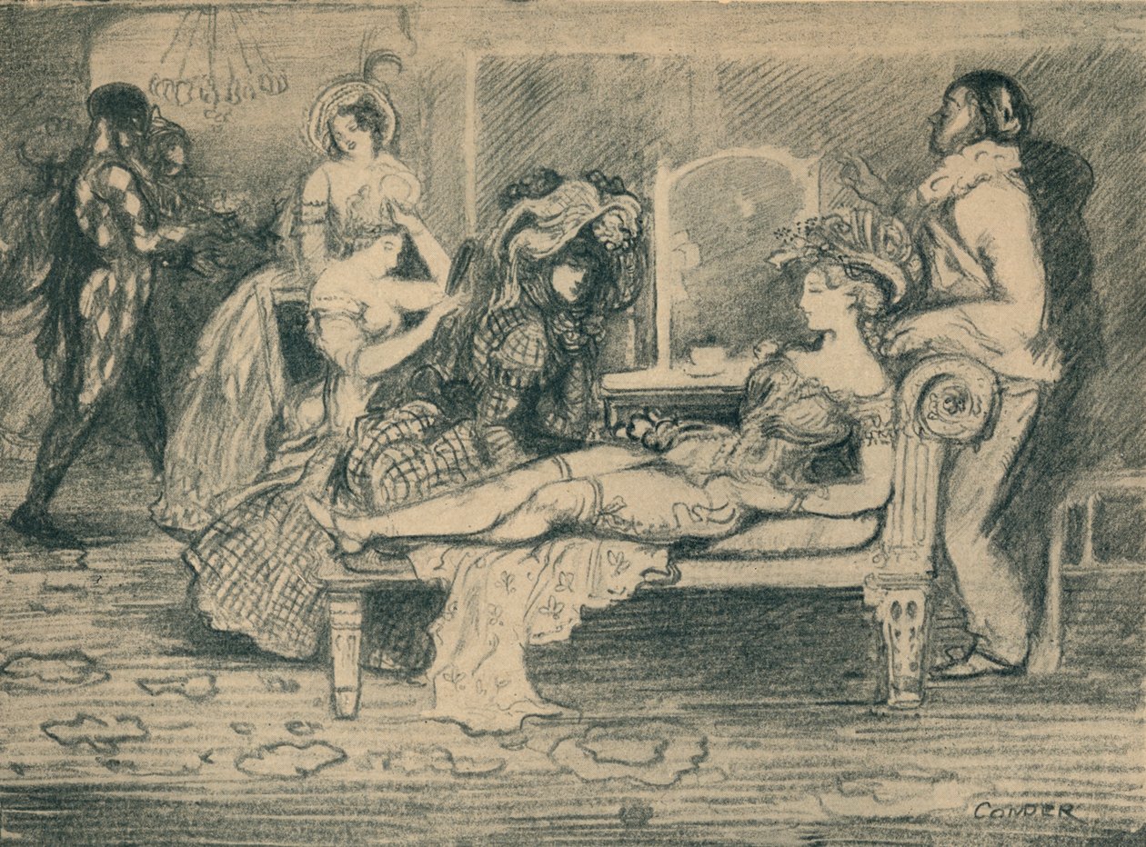 A zöld szoba, 1904, 1935. alkotó: Charles Edward Conder