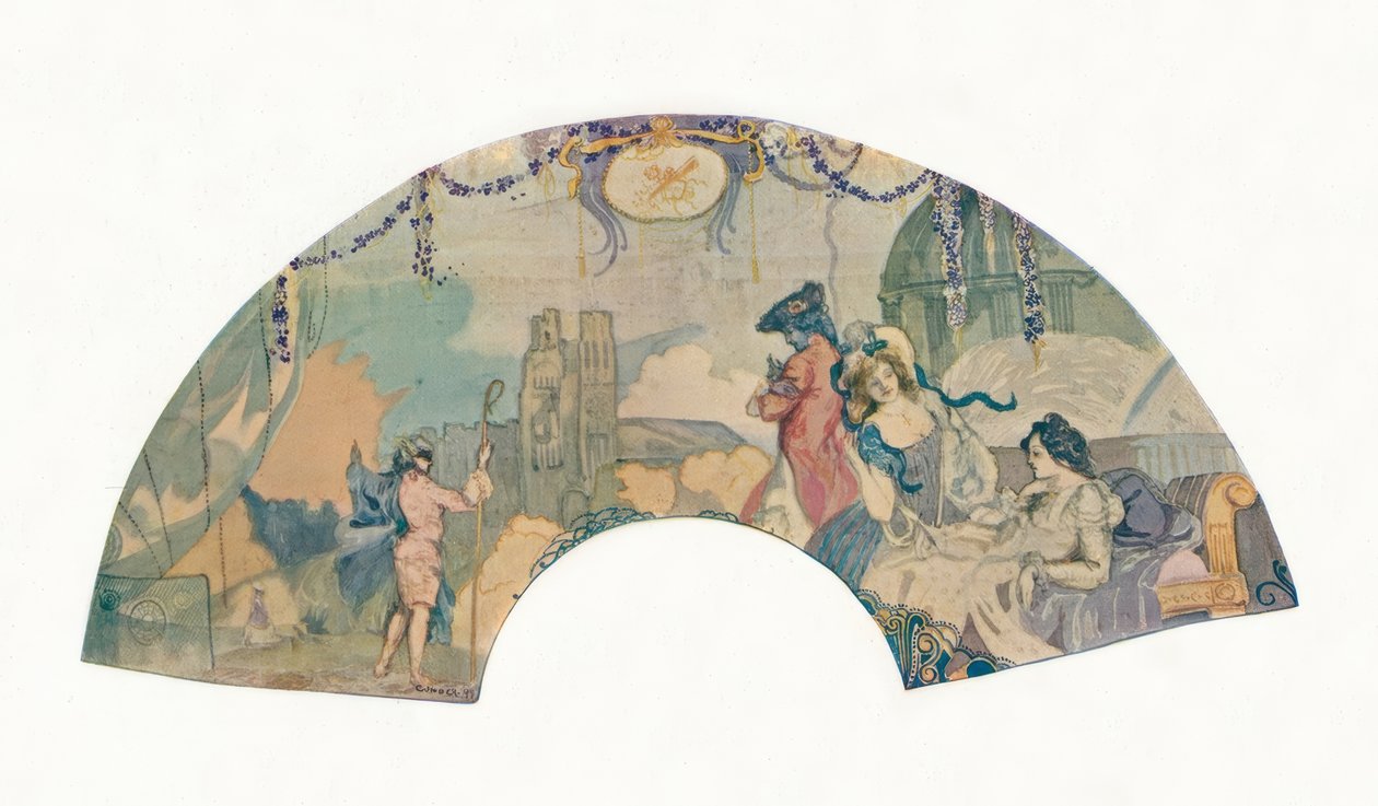 A romantikus kirándulás alkotó: Charles Edward Conder