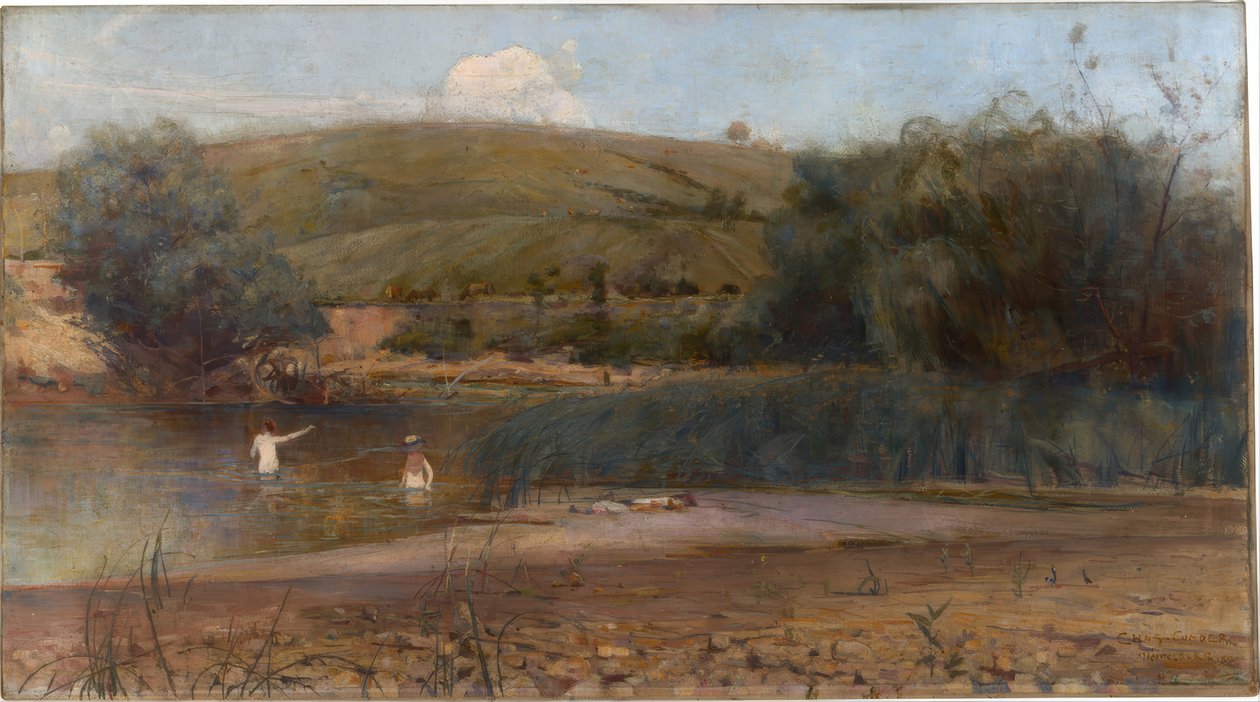 The Yarra, Heidelberg alkotó: Charles Edward Conder