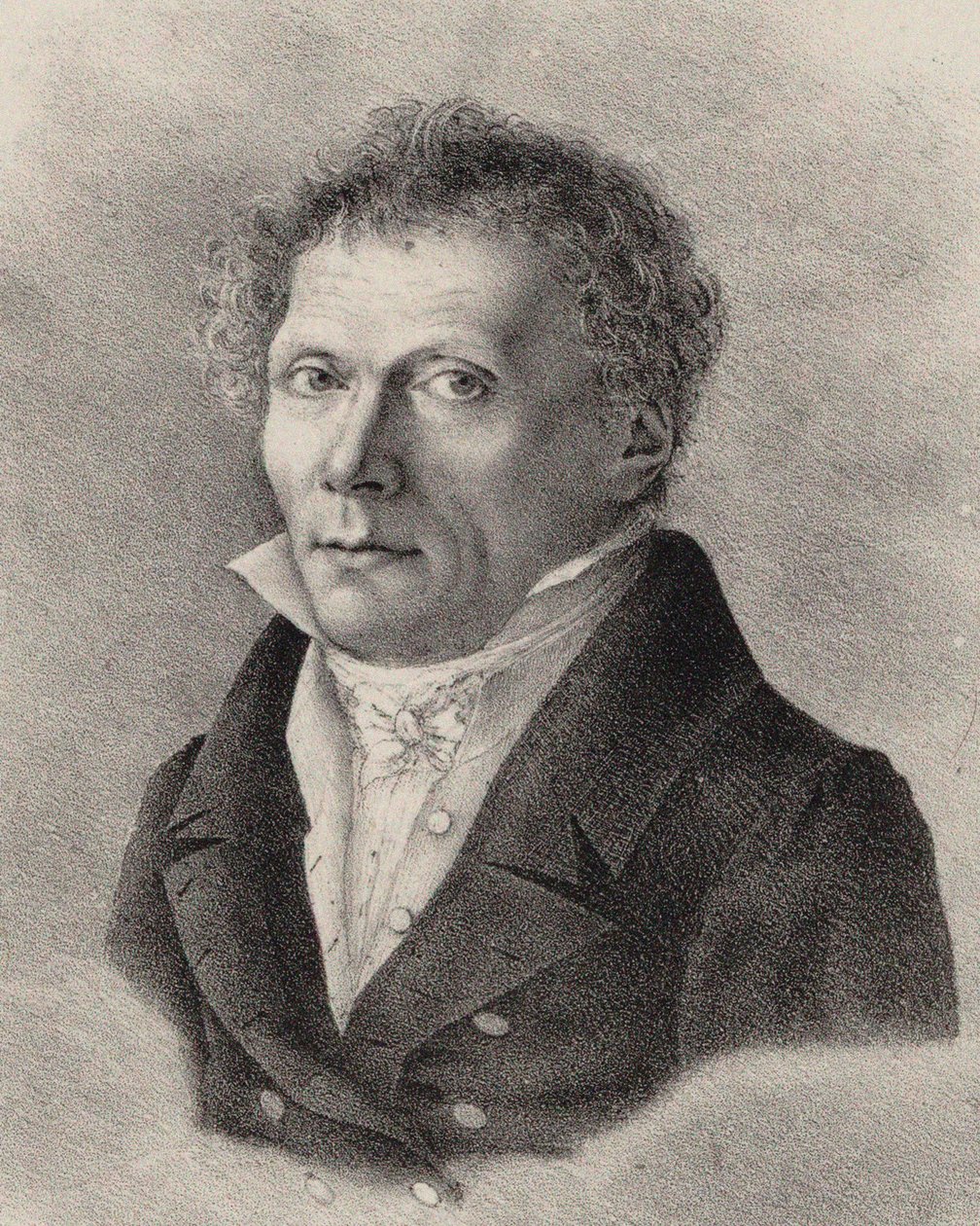Anton Reicha zeneszerző portréja 1770-1836, 1830. alkotó: Charles Constans