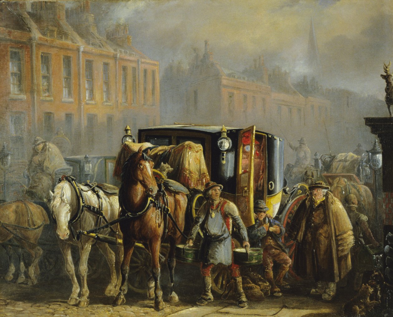 London Cab (olaj, vászon) (a párért lásd: 266153) alkotó: Charles Cooper Henderson