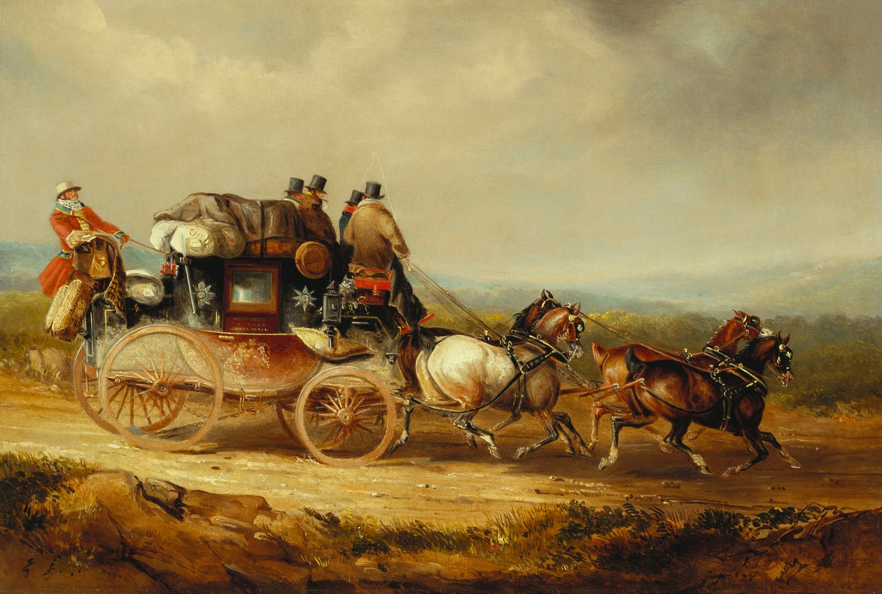 A London-Worcester Royal Mail alkotó: Charles Cooper Henderson