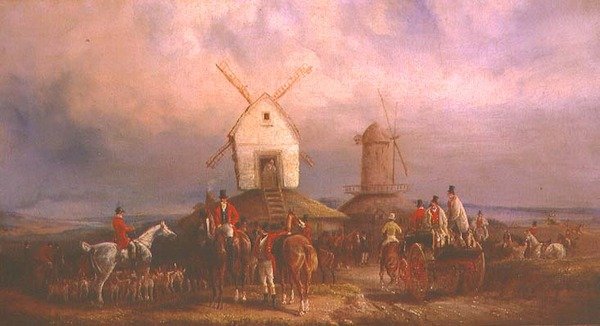 Találkozás (olaj, vászon) alkotó: Charles Cooper Henderson