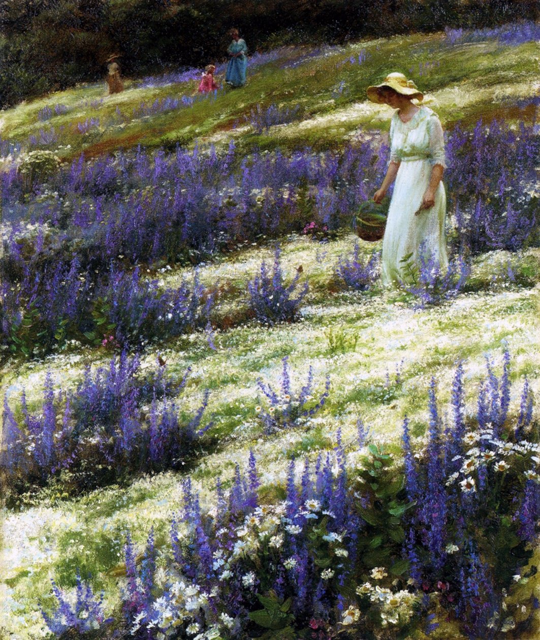 Egy dombon, 1914 alkotó: Charles Courtney Curran