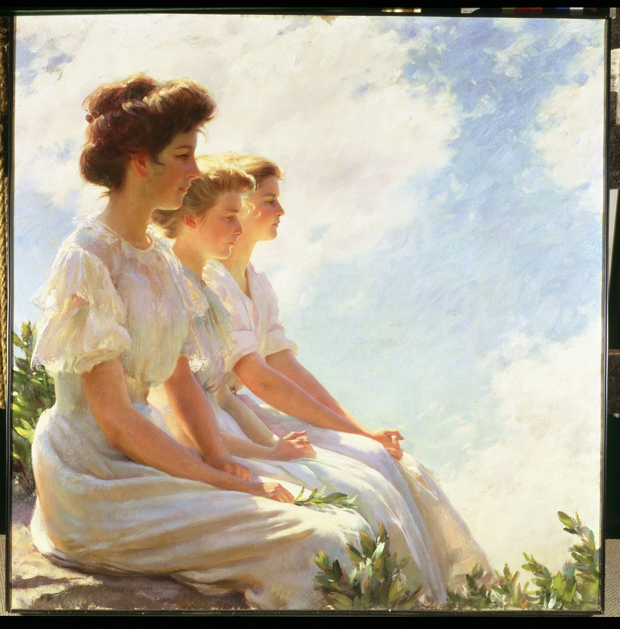A magaslatokon, 1909 alkotó: Charles Courtney Curran