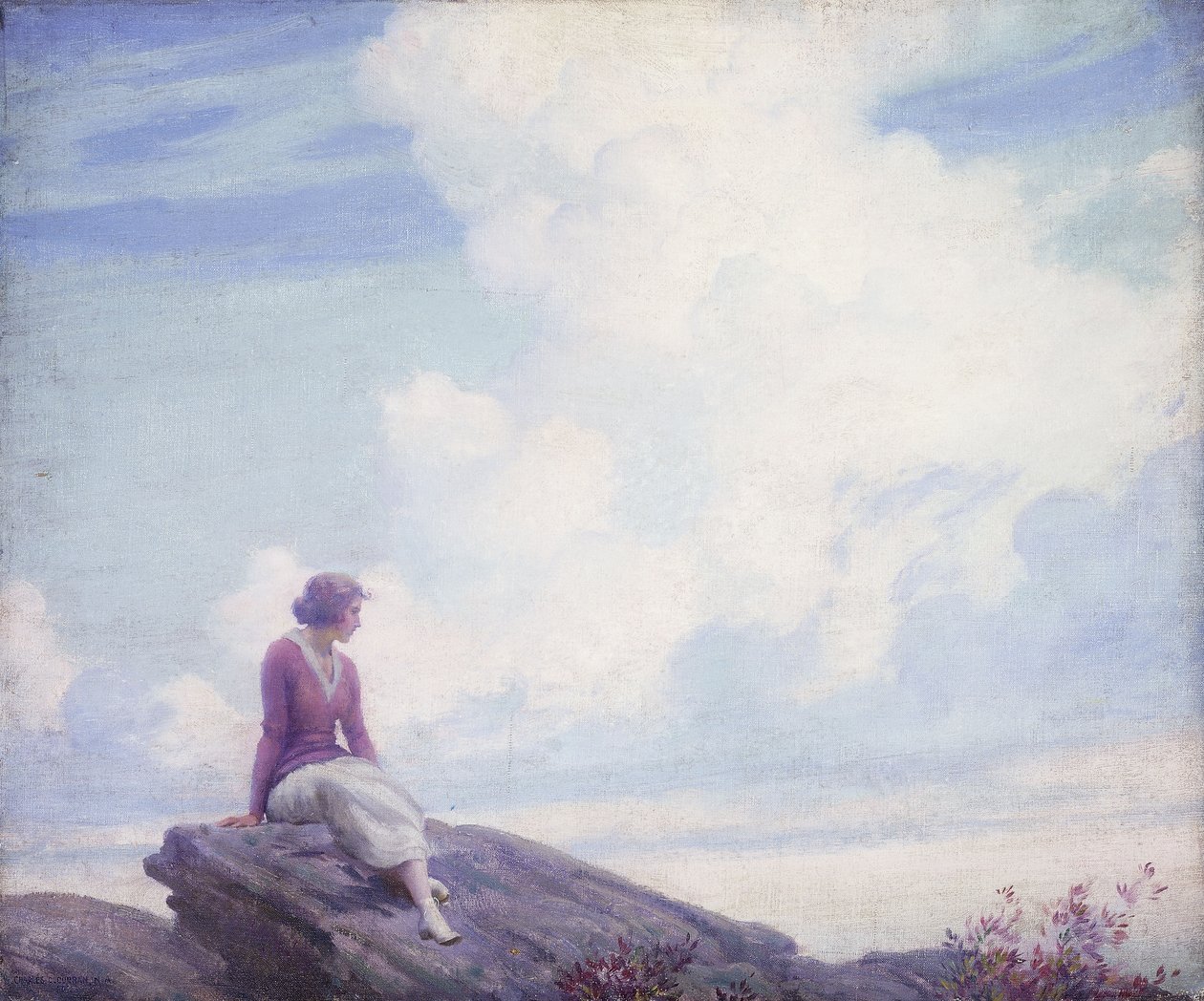 A Rózsaszín Felhő alkotó: Charles Courtney Curran