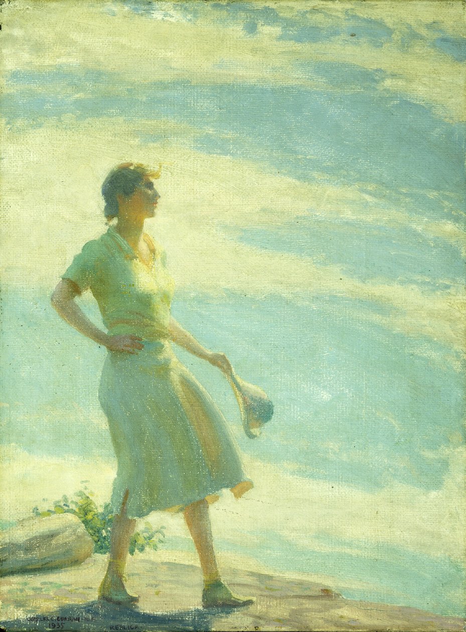 Séta a sziklán alkotó: Charles Courtney Curran