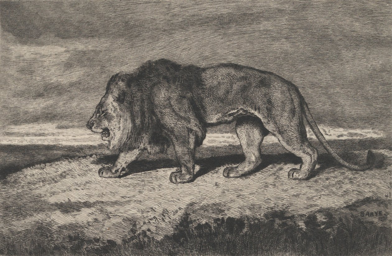 Oroszlánjárás, 1866-1897. alkotó: Charles Courtry