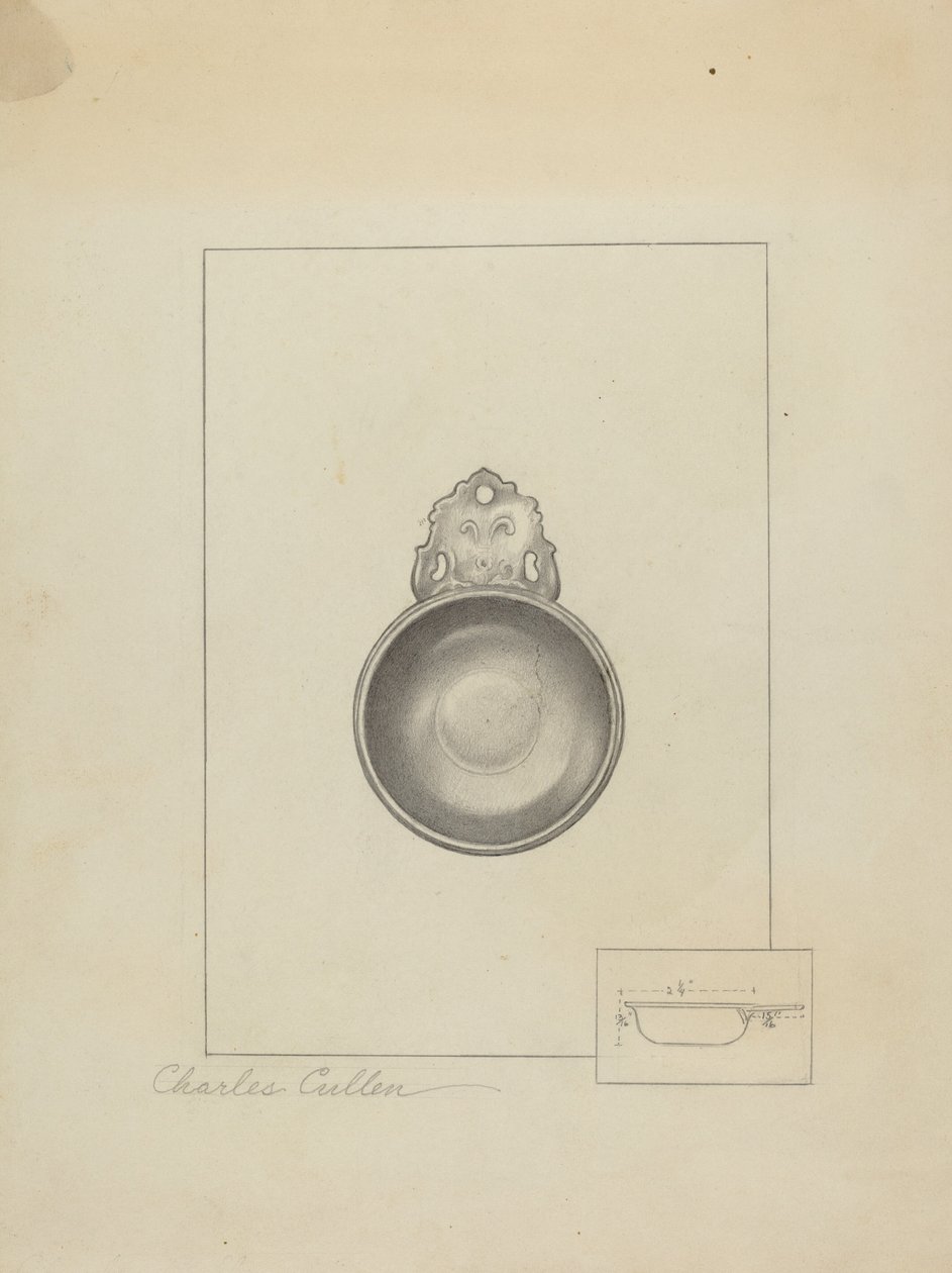 Pewter Porringer alkotó: Charles Cullen