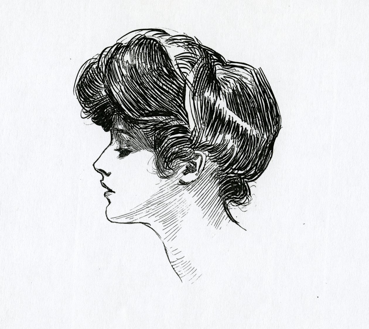 Egy Gibson-lány, 1902 körül alkotó: Charles Dana Gibson