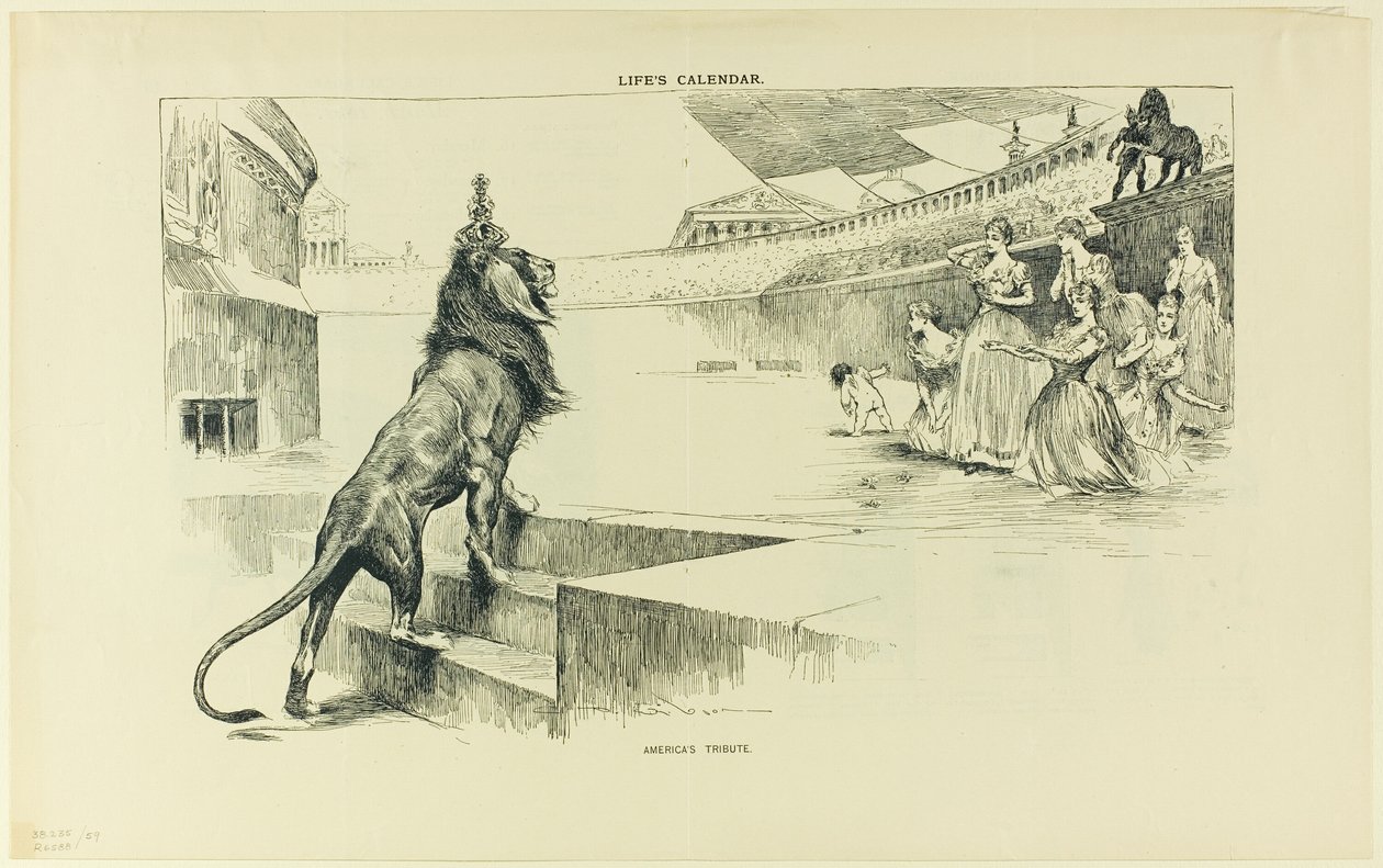 Amerika tisztelgése, a Life-ból alkotó: Charles Dana Gibson
