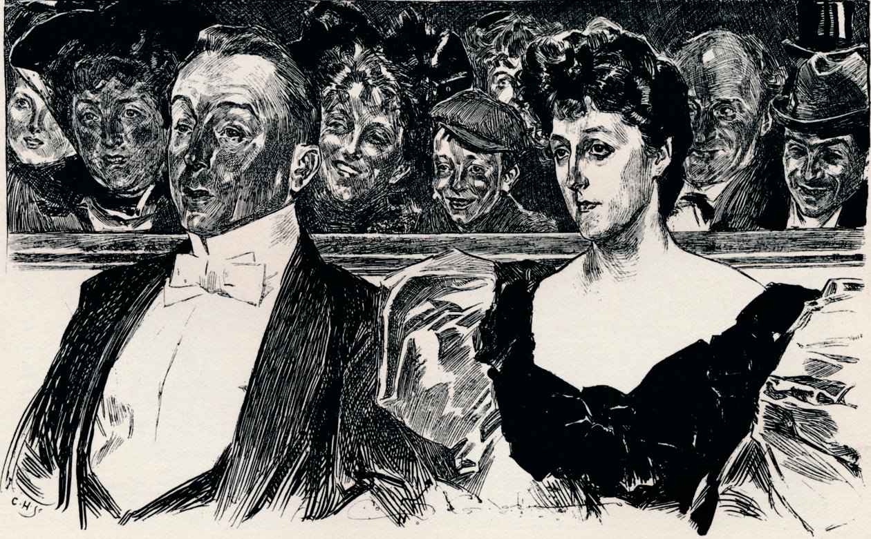 A Színházban, 1876-1898, 1898 alkotó: Charles Dana Gibson