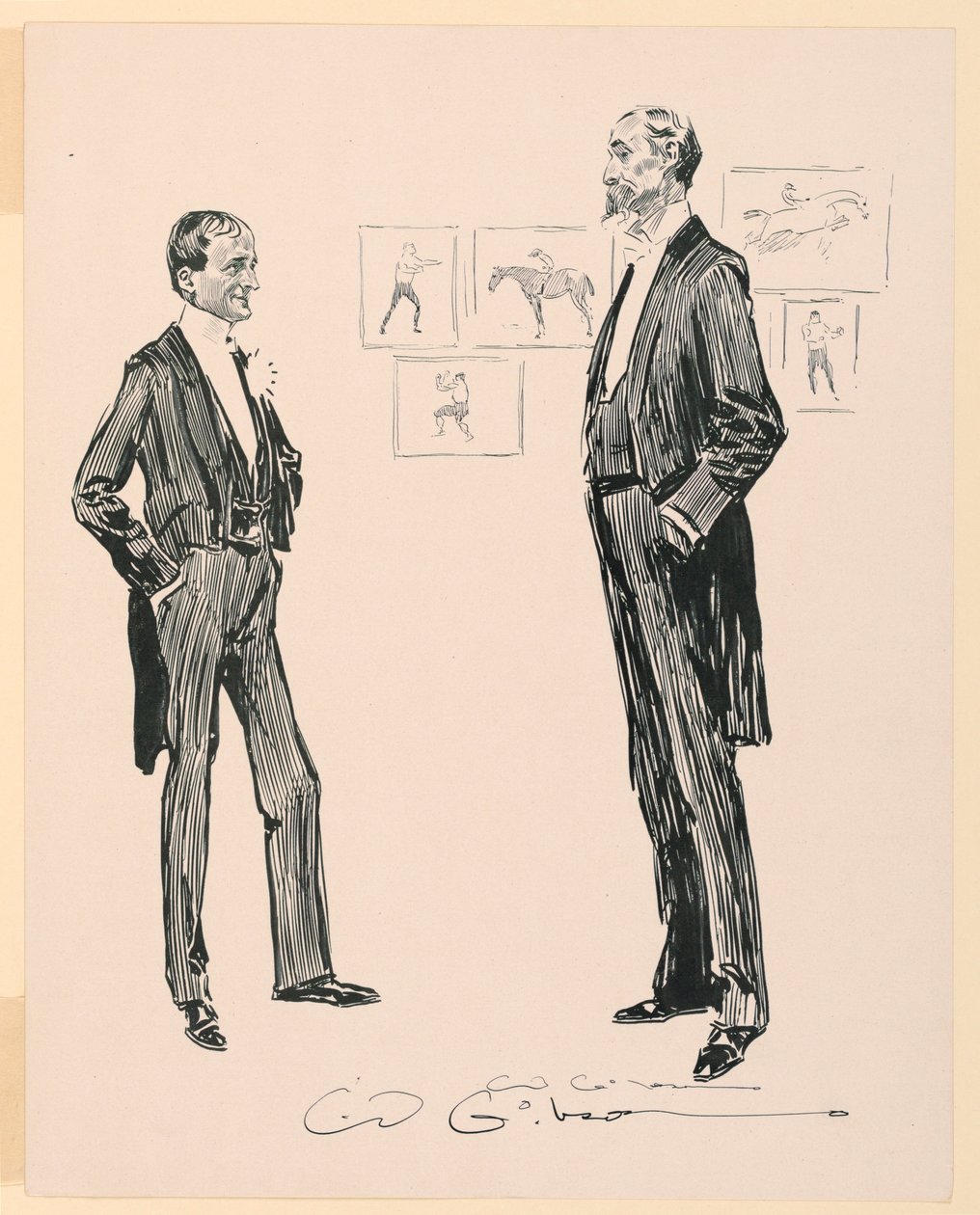 Pókerezek az Öreggel alkotó: Charles Dana Gibson