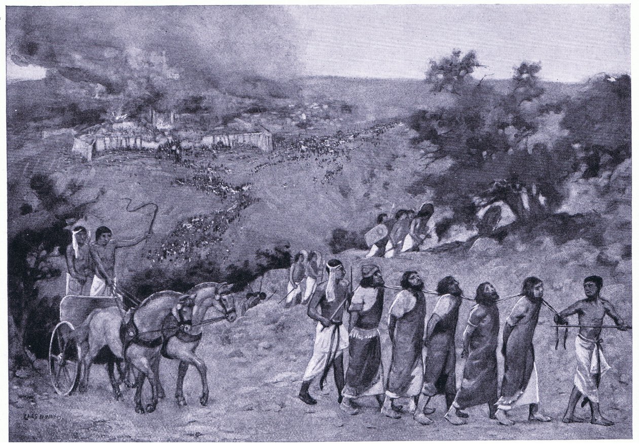 Egyiptomi tábor az Olajfák hegyén, 1920 körül (litho) alkotó: Charles Daniel Ward