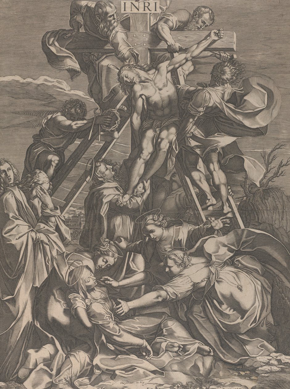 A keresztről való leszállás, 1615-31. alkotó: Charles David