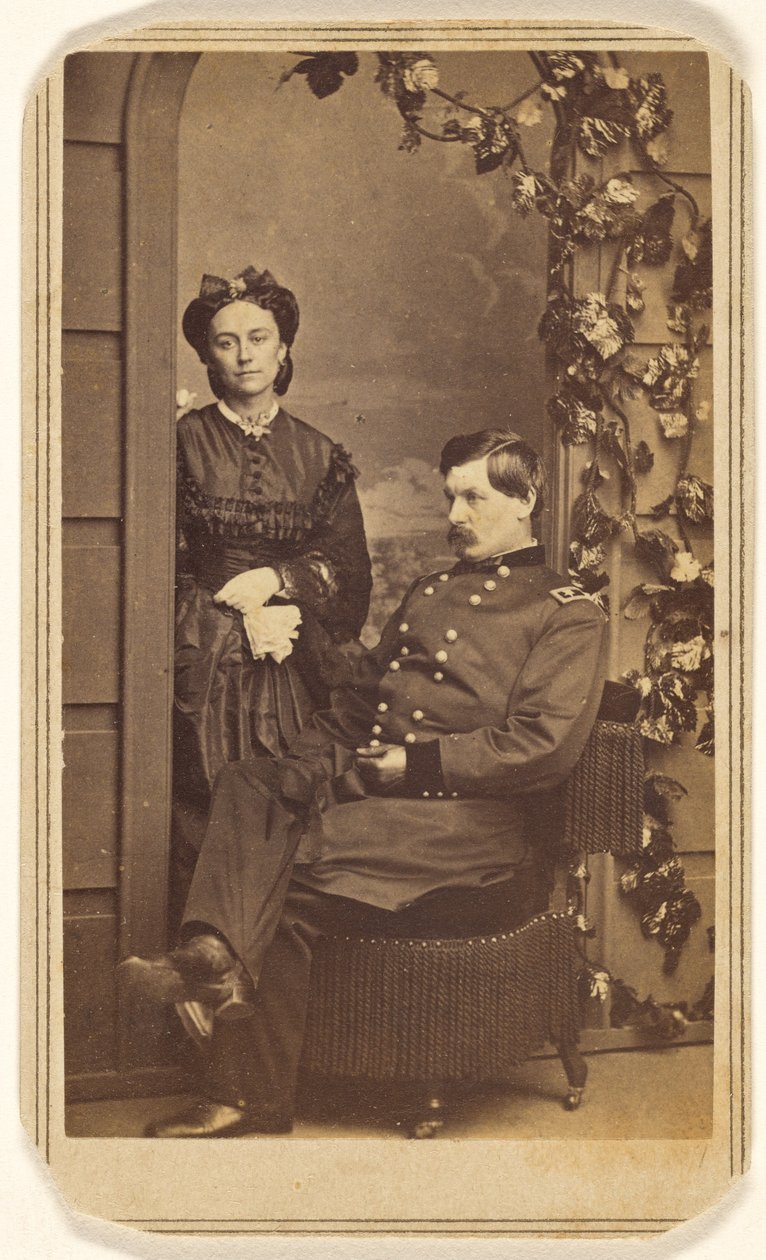 [George Brinton McClellan tábornok és felesége] alkotó: Charles DeForest Fredricks
