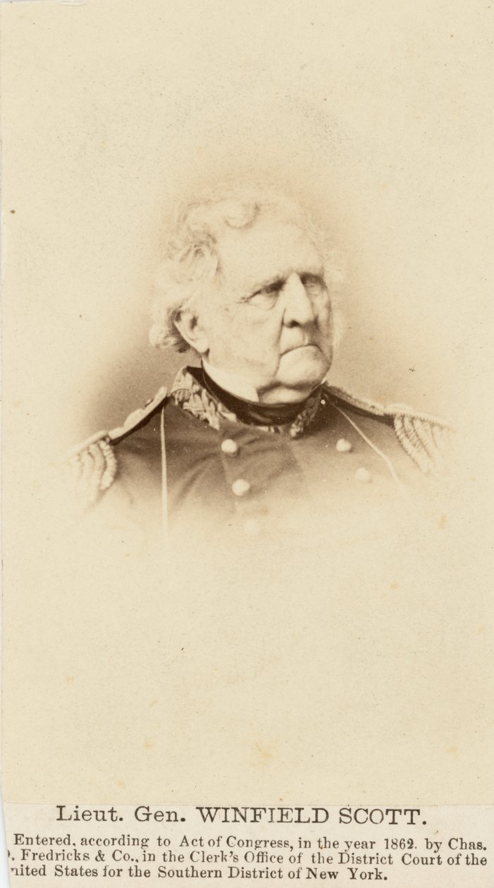 Winfield Scott tábornok alkotó: Charles DeForest Fredricks