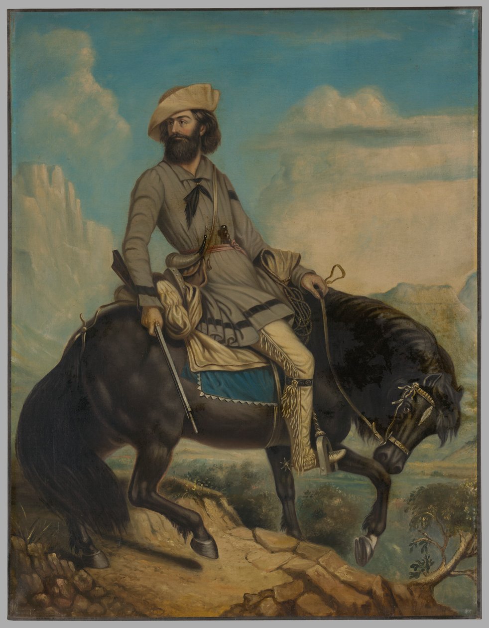 Long Jakes (a művész másolata egy 1844-es eredeti után) alkotó: Charles Deas