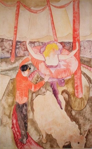 Lovas és asszisztens alkotó: Charles Demuth