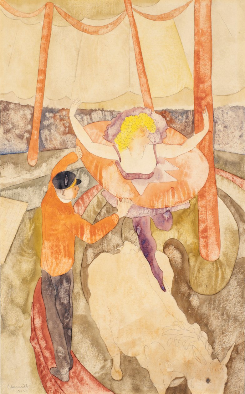 Lovas és asszisztens alkotó: Charles Demuth