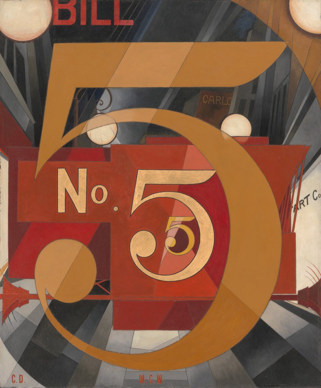 Láttam az 5. ábrát arany színben alkotó: Charles Demuth
