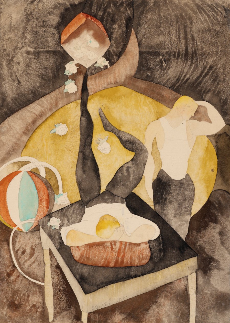 Vaudeville-ben: Két akrobata-zsonglőr alkotó: Charles Demuth