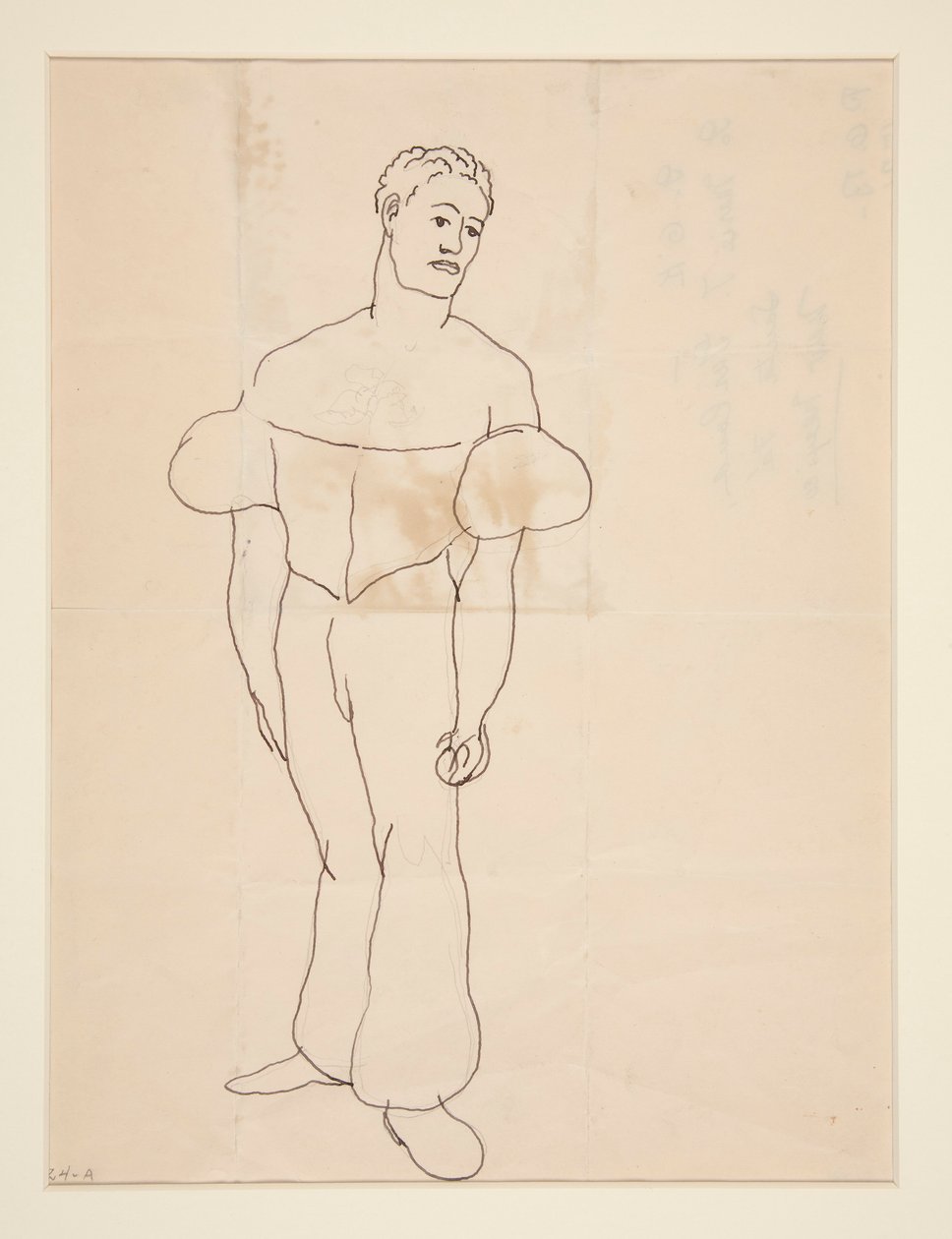 Zsonglőr, vagy jelmezes férfi alkotó: Charles Demuth