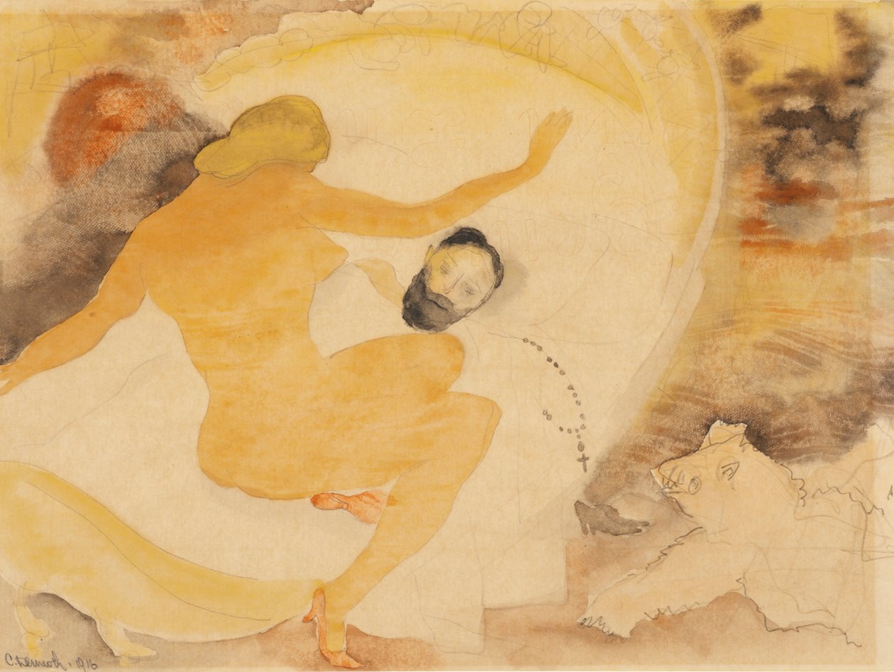 Nana és Muffat gróf alkotó: Charles Demuth