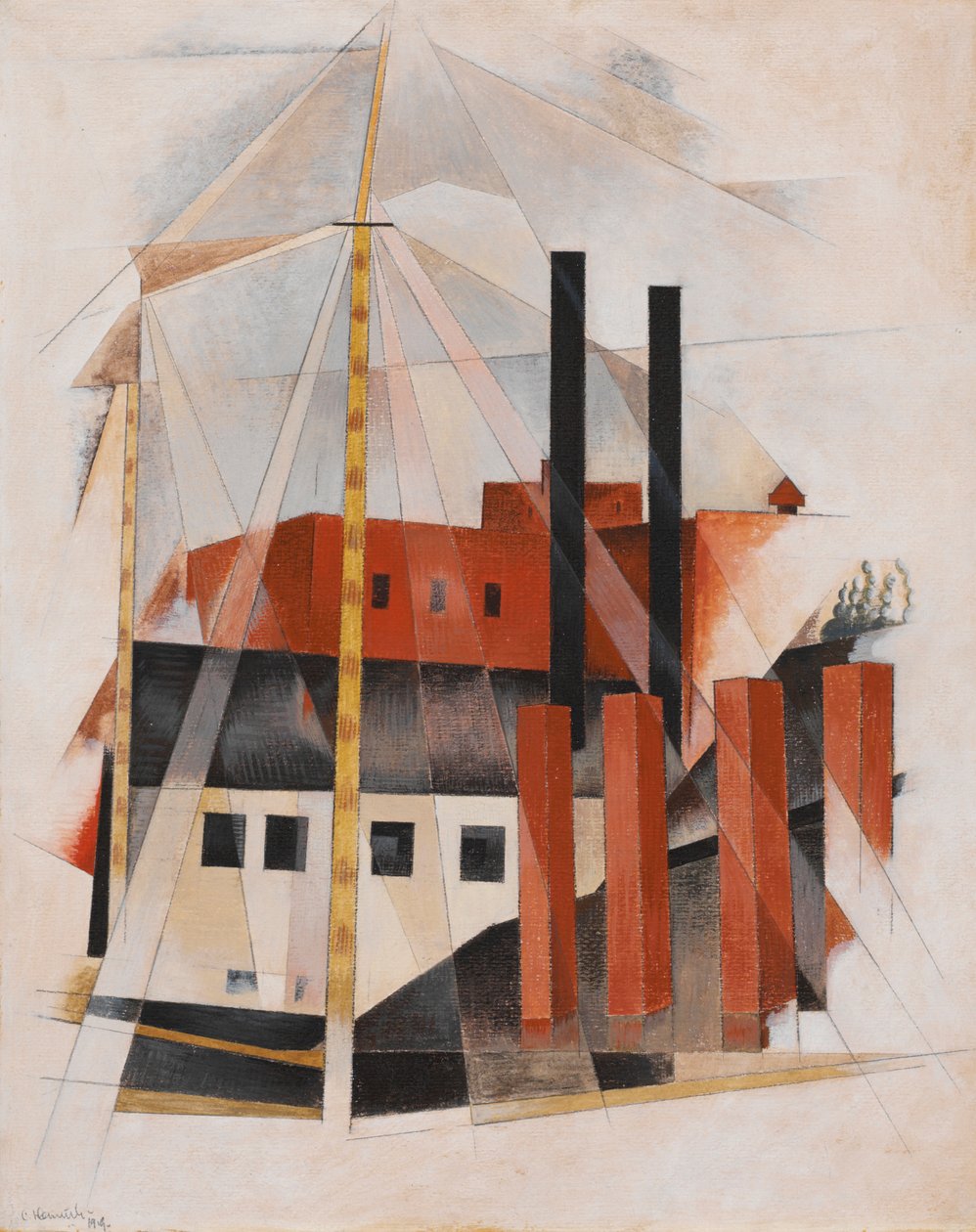Piano Mover ünnepe alkotó: Charles Demuth