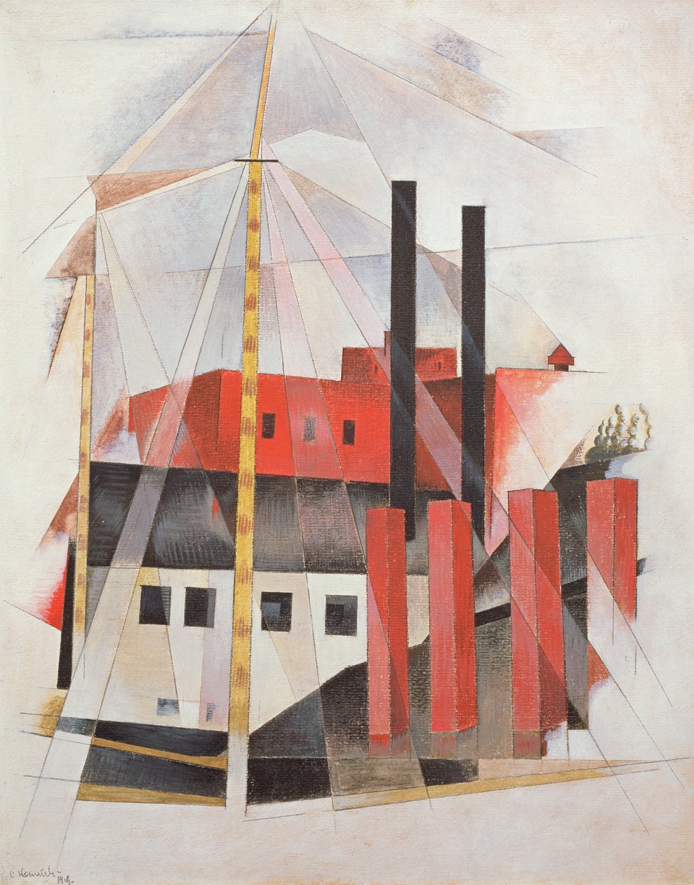 Piano Movers Holiday, 1919 alkotó: Charles Demuth